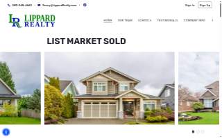 Lippard Realty website