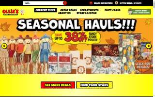 Ollie's Bargain Outlet website