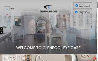Glenpool Eye Care website