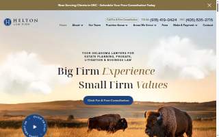 Helton Law Firm - Tulsa of Glenpool website