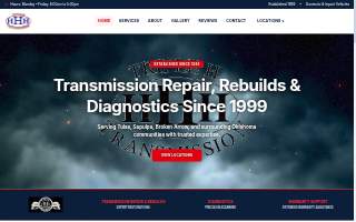 HHH Transmission of Glenpool website