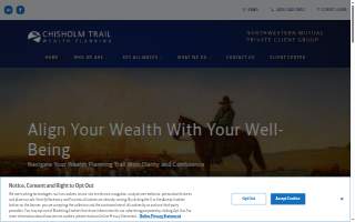 Chisholm Trail Wealth Planning website