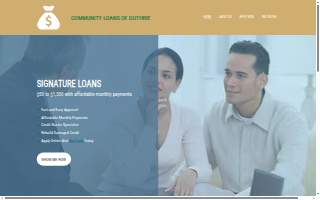 Community Loans of Guthrie website