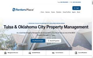 Renters Place - Tulsa Property Management website