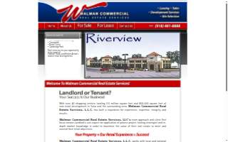 Walman Commercial Real Estate website
