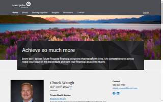 Chuck Waugh - Private Wealth Advisor, Ameriprise Financial Services, LLC website