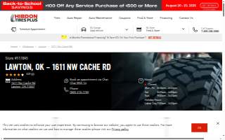 Hibdon Tires Plus website