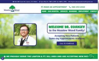 Meadow Wood Animal Hospital website