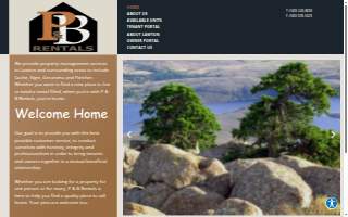 P & B Rentals website