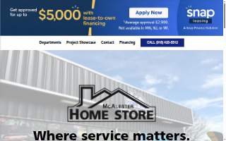 McAlester Home Store website
