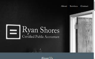 Ryan Shores CPA website