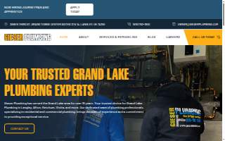 Gieser Plumbing, LLC website