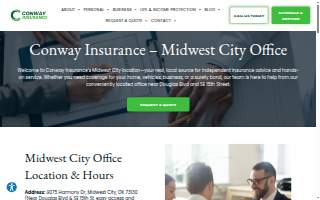 Conway Insurance website