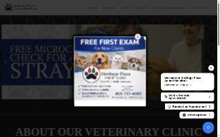Heritage Plaza Animal Hospital website