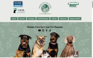 Holistic Pet Care Center of Oklahoma website