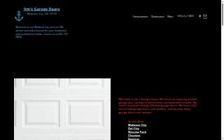 Jims Garage Doors website