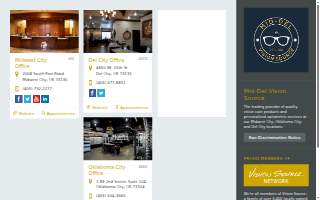 Mid-Del Vision Source website