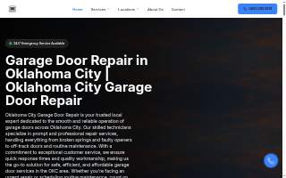 Oklahoma City Garage Door Repair website