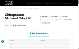 The Joint Chiropractic website