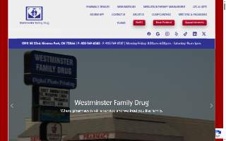 Westminster Family Drug website