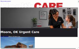 HealthCare Express Urgent Care - Moore website
