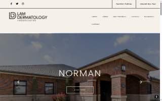 Lam Dermatology + Associates, S. OKC Location website