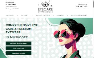 Eye Care of Muskogee website