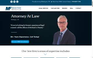 Finerty Law office - Muskogee website