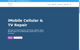 Mobile Cellular & TV Repair website