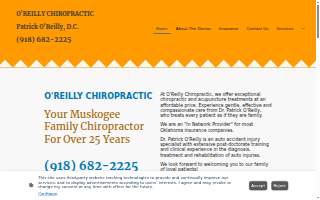 O'Reilly Chiropractic website