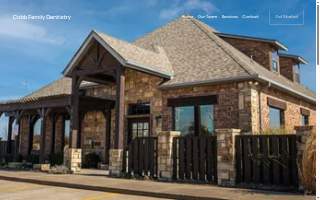 Cobb Family Dentistry website