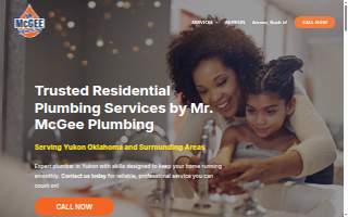 Mr McGee Plumbing of Yukon website