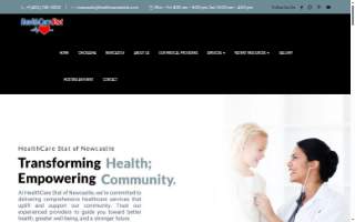 HealthCare Stat of Newcastle website