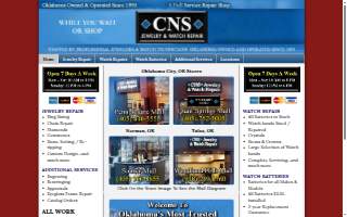 CNS Jewelry & Watch Repair website