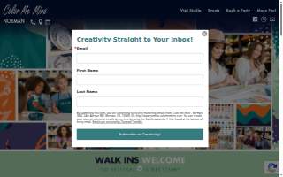 Color Me Mine website