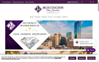 Huntington Fine Jewelers website