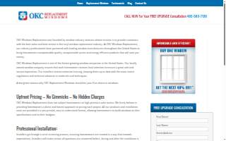 OKC Replacement Windows website
