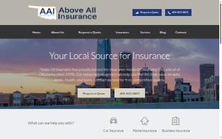 Above All Insurance, Inc website