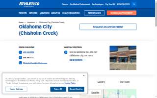 Athletico Physical Therapy - Oklahoma City (Chisholm Creek) website