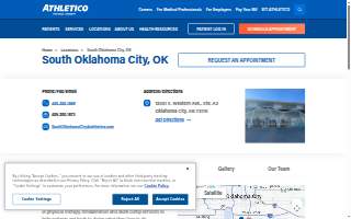 Athletico Physical Therapy - South OKC website