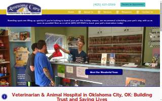 Awesome Care Veterinary and Laser Center website