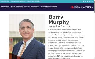 Barry Murphy - Commercial Real Estate Broker at Cushman & Wakefield website