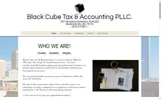 Black Cube Tax & Accounting PLLC website