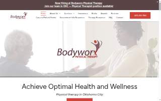 Bodyworx Physical Therapy website