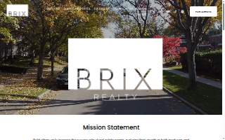 Brix Realty website