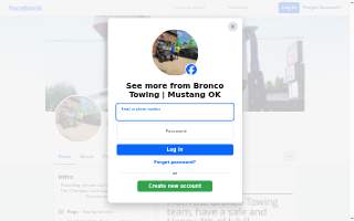 Bronco Towing website