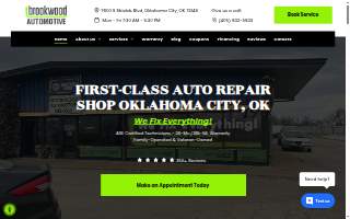 Brookwood Automotive Service Center website