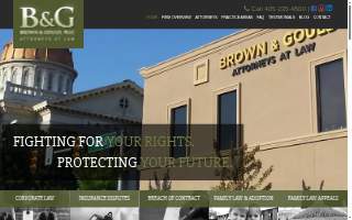 Brown & Gould, PLLC website