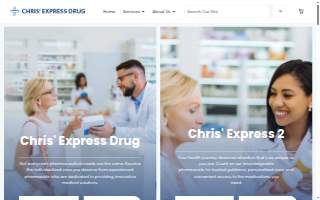 Chris' Express Drug website