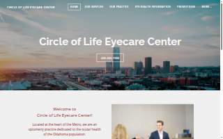 Circle of Life Eyecare website